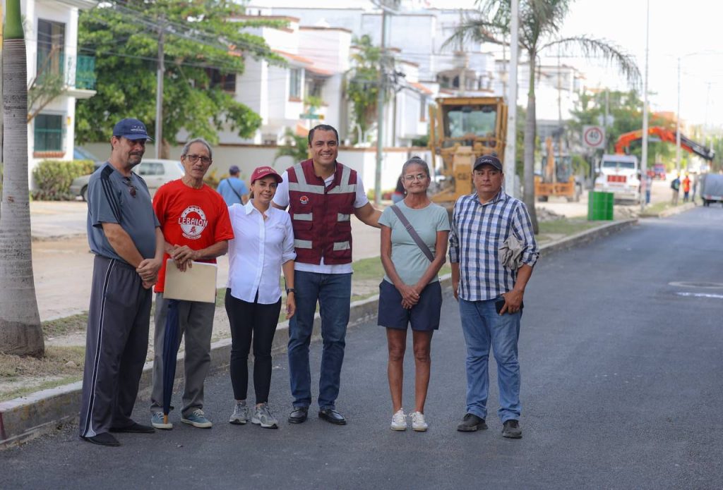 Supervisa Ana Paty Peralta obras de rehabilitación en avenidas de