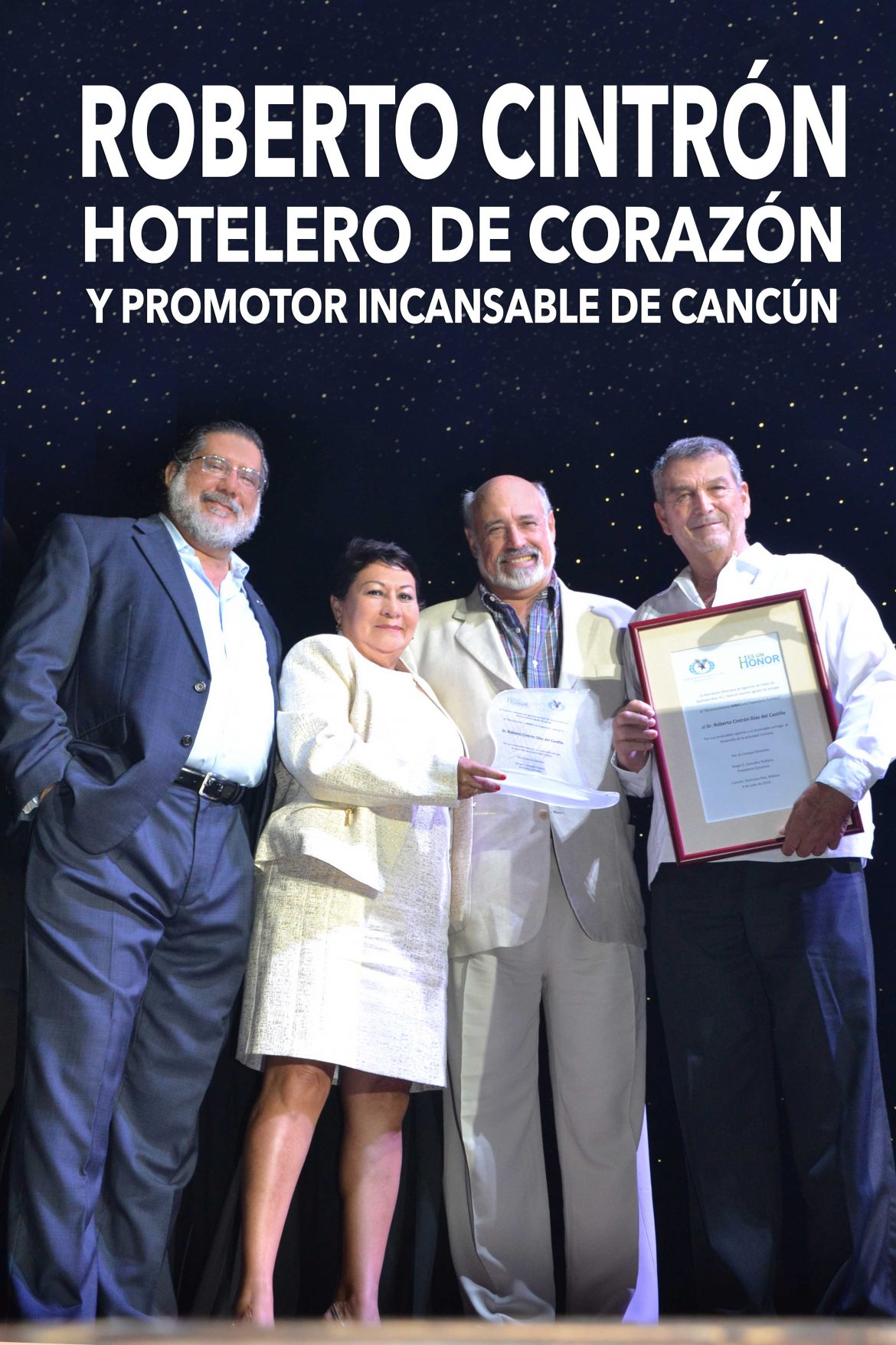 Sergio González, Lolita López Lira, Fernando Barbachano, Roberto Cintrón