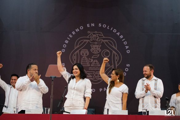 Estefanía Mercado, en Solidaridad, ocupa el cargo que tenía Lili Campos.