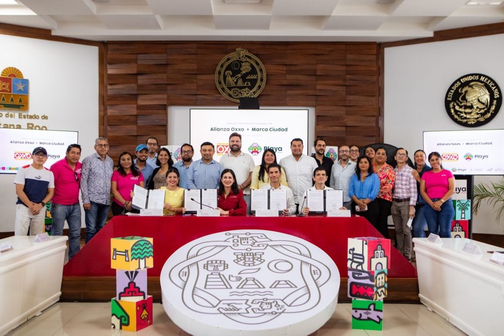 Gobierno De Solidaridad Y Tiendas Oxxo Suman Esfuerzos Para Promocionar La Marca Ciudad Playa